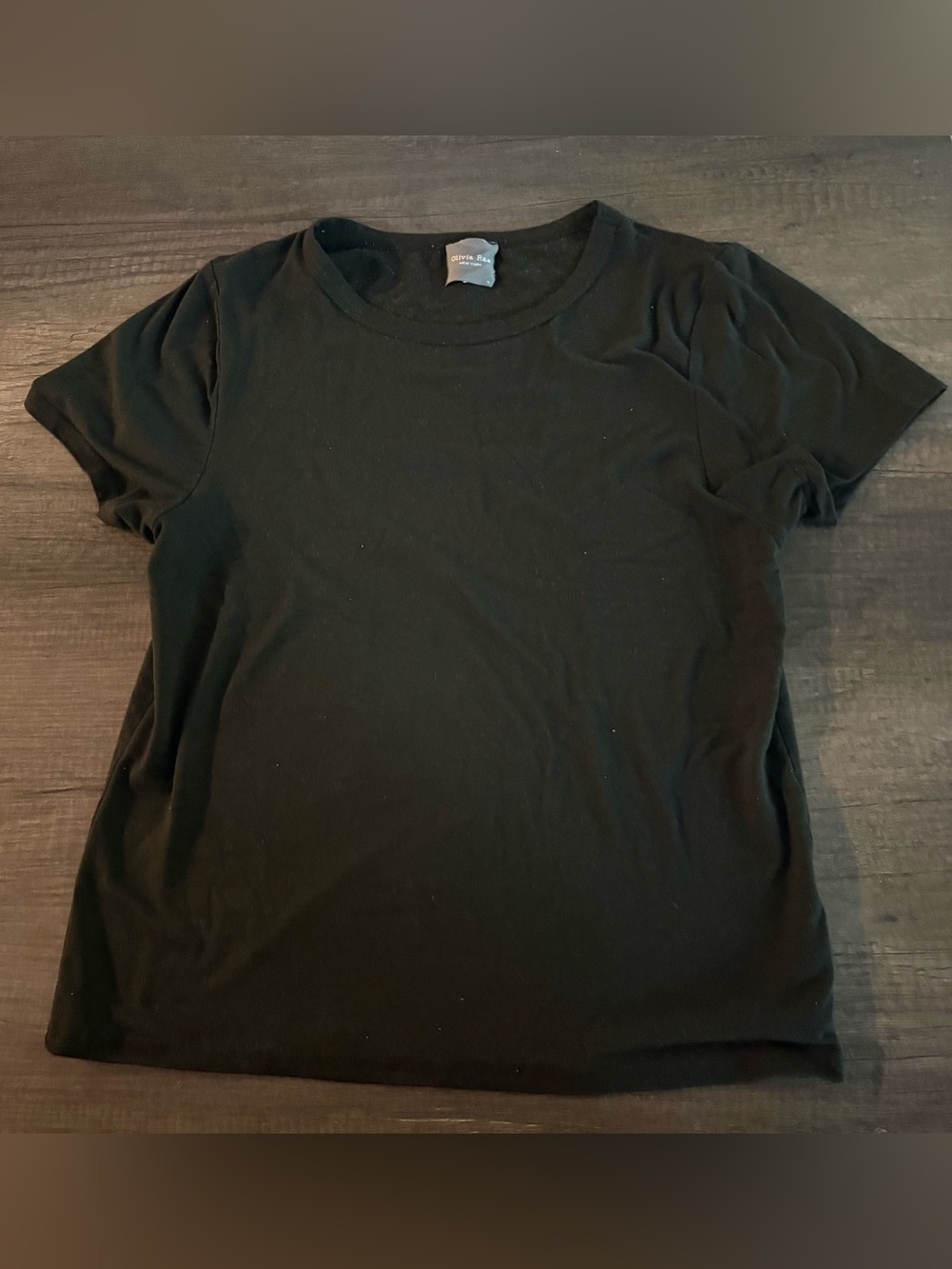 Olivia Rae Black Short Sleeve Crew Neck Tee